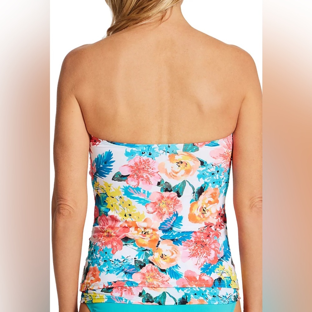 Bleu Rod Beattie Blooming Chic Draped Ring Bandini Swim Top - Picture 3 of 3